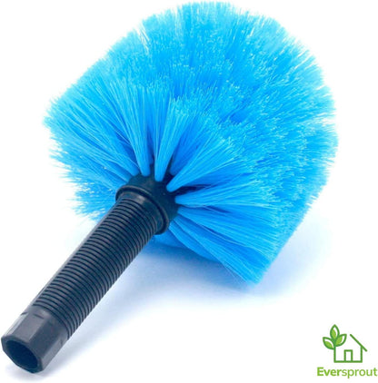 EVERSPROUT Twist-On Cobweb Duster | Hand Packaged to Protect Bristles | Indoor & Outdoor Brush