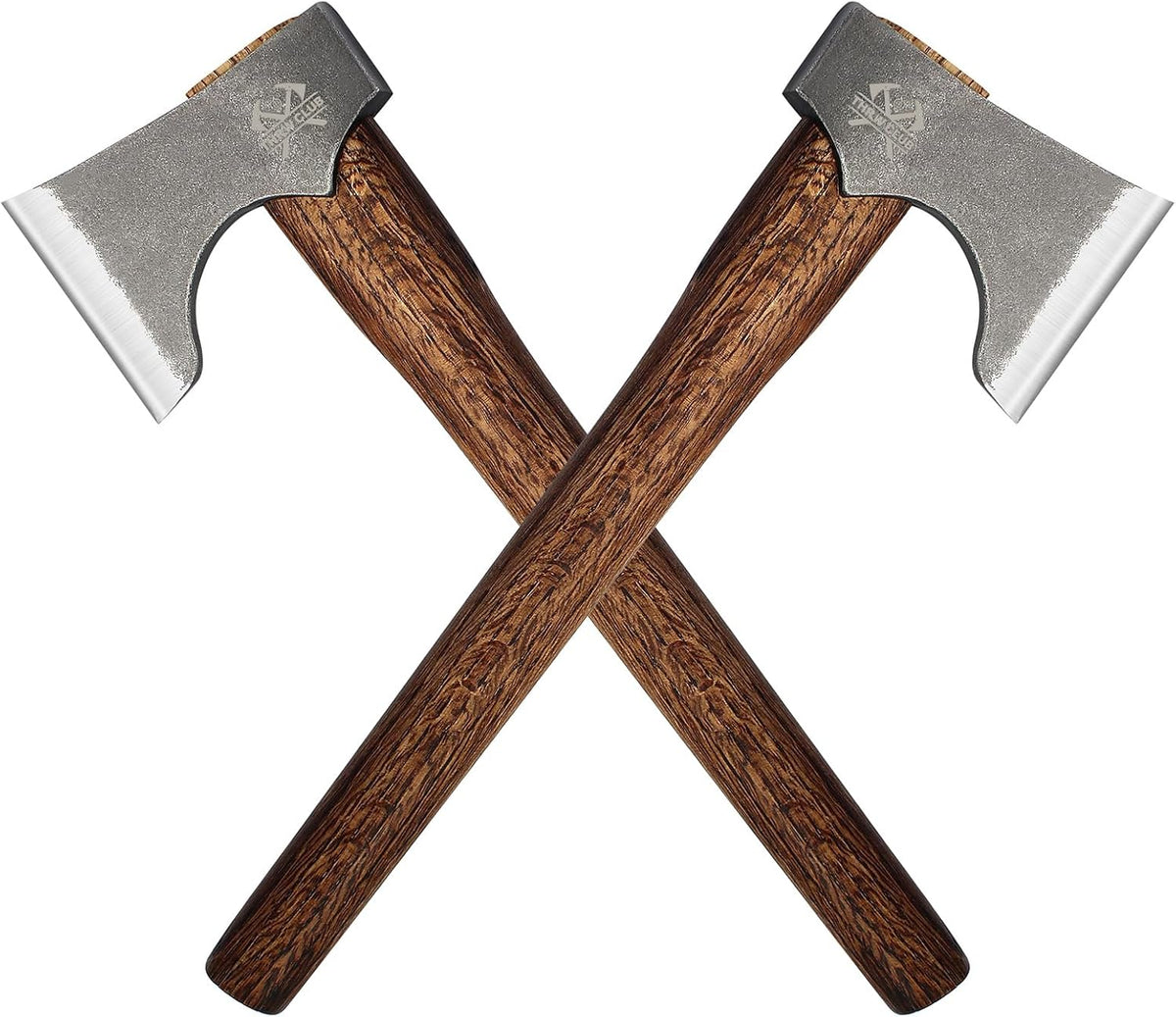 Competition Throwing Axe, 2 Pack 16.5" Throwing Axes with 1065 High Carbon Steel & Wooden Handle
