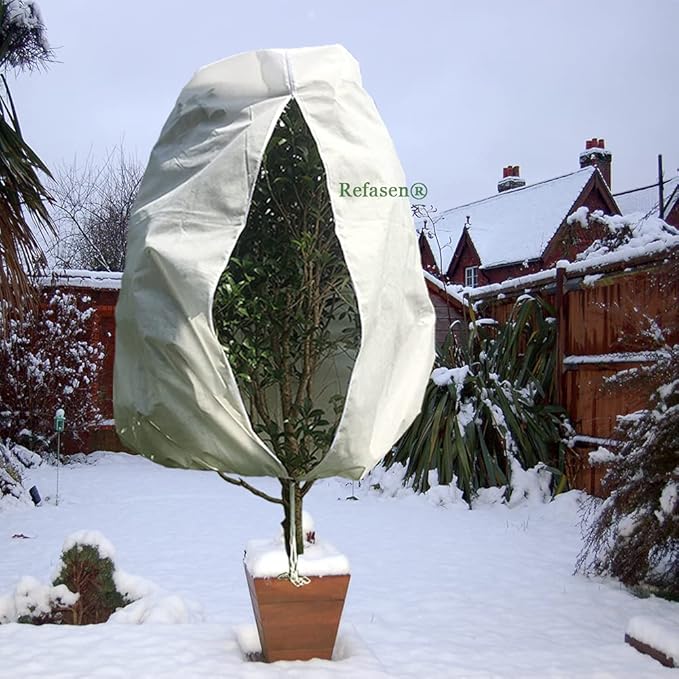 Plant Covers Freeze Protection,90”H X75”W 2.2oz Frost Blankets for Outdoor Plants Frost Cloth with