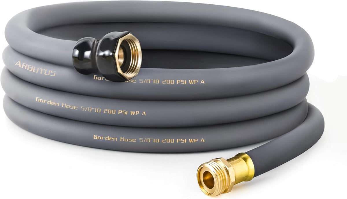 Garden Hose 5/8" x 25ft - No-Kink Flexible Water Hose 600 PSI Burst Pressure, Lightweight & Durable