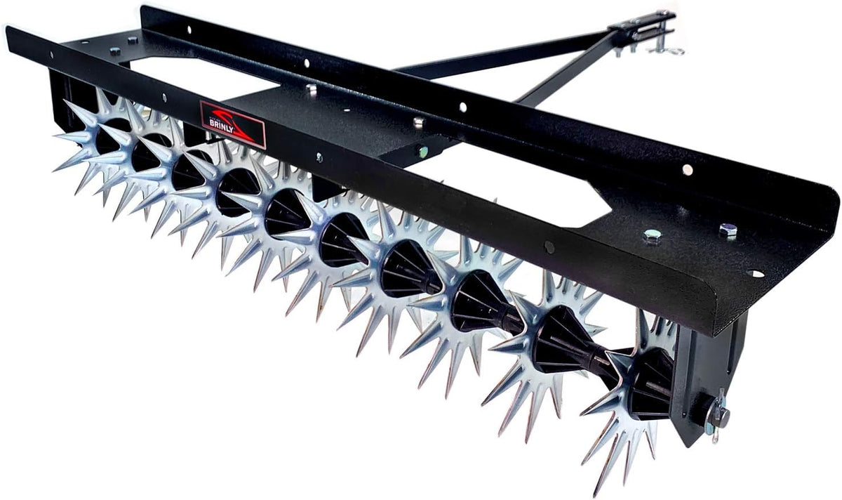 Brinly SA2-40BH-P2 40" Tow Behind Spike Aerator with Double Tow Bar