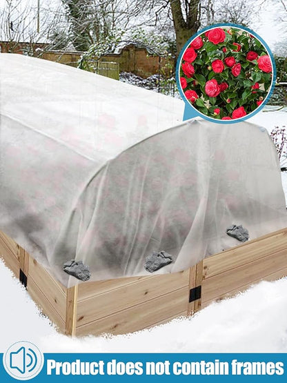 Alphatool Plant Covers Freeze Protection - 10 ft x 12 ft Frost Cloths Blankets for Outdoor Plants