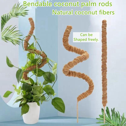 Moss Pole,63 Inch Monstera Plant Support, Upgraded 7mm Aluminum core Moss Poles for Climbing Indoor