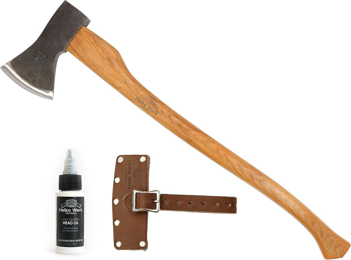 1844 Helko Werk Germany Traditional Bavarian Woodworker Axe - Made in Germany Heavy Duty Felling