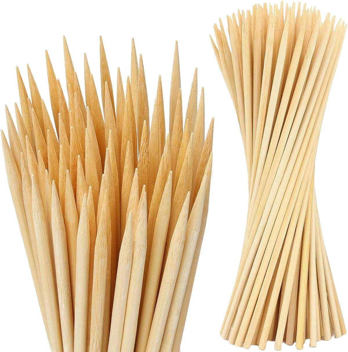 125 PCS 17.5 inch Bamboo Plant Stakes – Extra Thick 6.3mm Bamboo Sticks for Indoor & Outdoor Plants