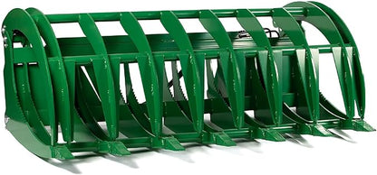 Titan Attachments Extreme Root Grapple Rake Attachment, Global Euro Connection, Heavy-Duty Rake