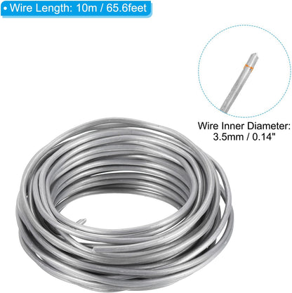 PATIKIL 3.5mm Bonsai Training Wire, Floral Wire Stems Anodized Aluminum Tree Wire 32.8 Feet Total