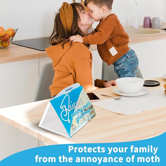 Faicuk Pantry Moth Traps with Pheromone Attractant for Home, Kitchen, and Storeroom Odorless