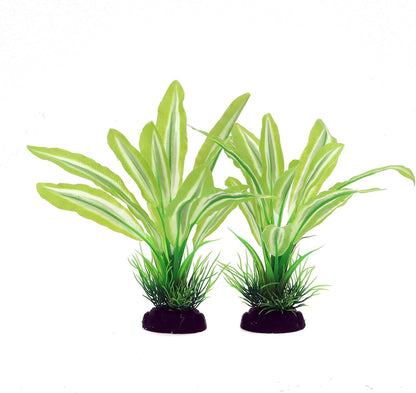 Silk Aquarium Plants for Betta Fish Tank, 2 Pcs 8 Inch Small Silk Aquarium Plant Aquatic Water