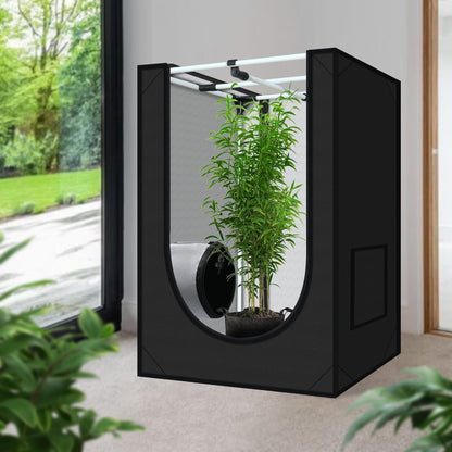 zazzy Grow Tent, 24"x24"x36" Hydroponic Mylar Grow Tent Reflective Garden Growing Dark Room with