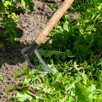 DOITOOL Stainless Steel Garden Hoe Tool Hollow Weeding Cultivator for Soil Loosening Planting and