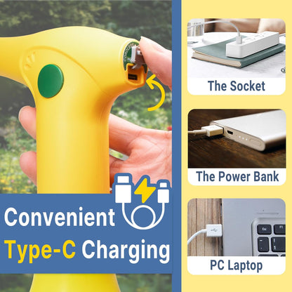 T TOVIA: Garden Sprayer 1 Liter Battery Spray Bottle Powered Electric, Rechargeable, Portable