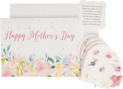 Mother's Day Greeting Card – Plantable Wildflower Seed Paper for Mother's Day, Gifts, & Special
