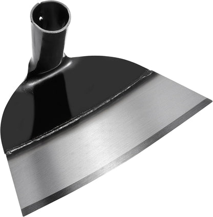 1Pcs Hoe Head Round Eye Hoe for Garden Weeding Soil Loosening 9.24x 5.89 x 5.89Inch (Without Handle)