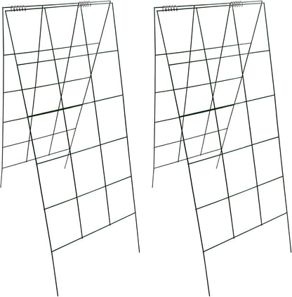 Garden Cucumber Trellis A-Frame Folding Plant Trellis 46 Inch by 18 Inch for Climbing Vegetables