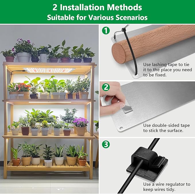 Grow Lights for Seed Starting, 552 LED Full Spectrum Plant Light Panel for Growing Indoor Plants