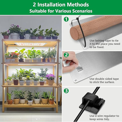 Grow Lights for Seed Starting, 552 LED Full Spectrum Plant Light Panel for Growing Indoor Plants