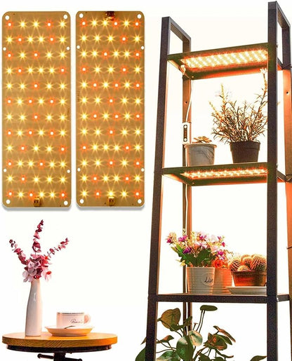 DOMMIA Grow Light, 20W Ultra-Thin Panel Grow Lights for Indoor Plants, High PPFD Full Spectrum
