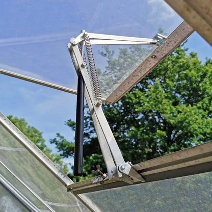 BIBISTORE Automatic Greenhouse Vent Opener Solar Powered Auto Hothouse Window Opener Wooden Cold