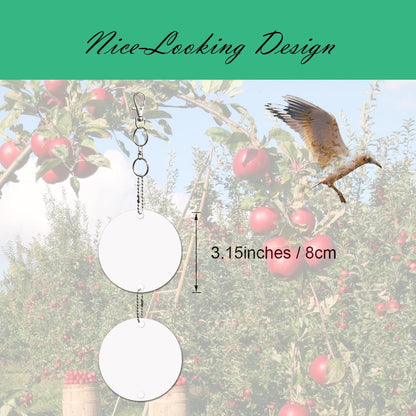 Keep Birds Away Mirror Disc, Hanging Reflectors to Scare Birds Away from Your House and Garden, 16