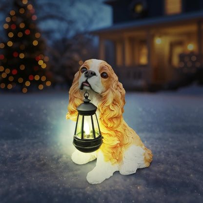 Cavalier King Charles Spaniel Statue Outdoor Decorations – Dog Statues Outdoor Blenheim Cavalier