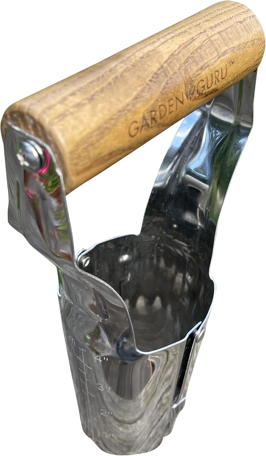 Garden Guru Eco Bulb Planter - 100% Recycled Stainless Steel - Rust Resistant - FSC Certified Wood