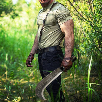 Machete Billhook Sickle Knife for Yard Work Machete for Cutting Trees Machetes Sickle Heavy Duty