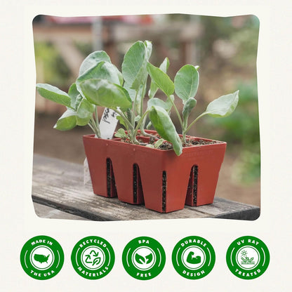 Epic Gardening Reusable Seed Starter Tray - Easy Watering Seed Starting Trays - Gardener Friendly