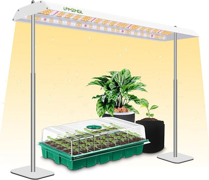 LED Grow Lights for Seed Starting with Stand, 2ft 60W Full Spectrum Seedling Lights Grow Lights for