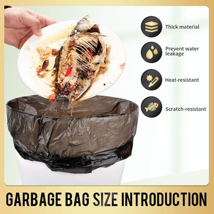 Handle Trash Bags 4 Gallon 100 Counts Small Garbage Bags for Office,Kitchen,Bedroom Waste Bin