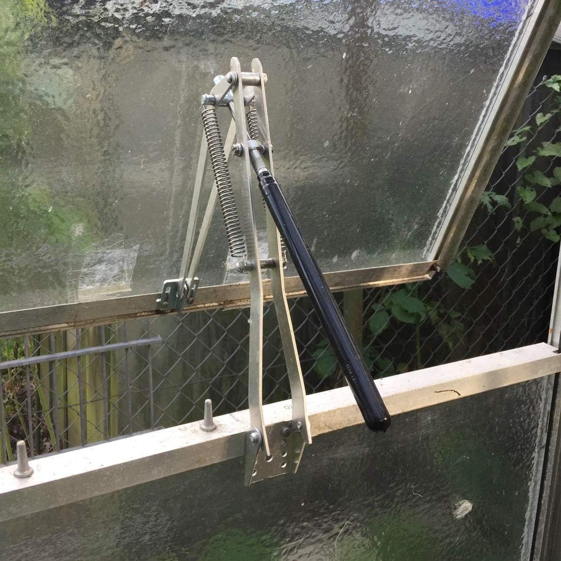 BIBISTORE Automatic Greenhouse Vent Opener Solar Powered Auto Hothouse Window Opener Wooden Cold