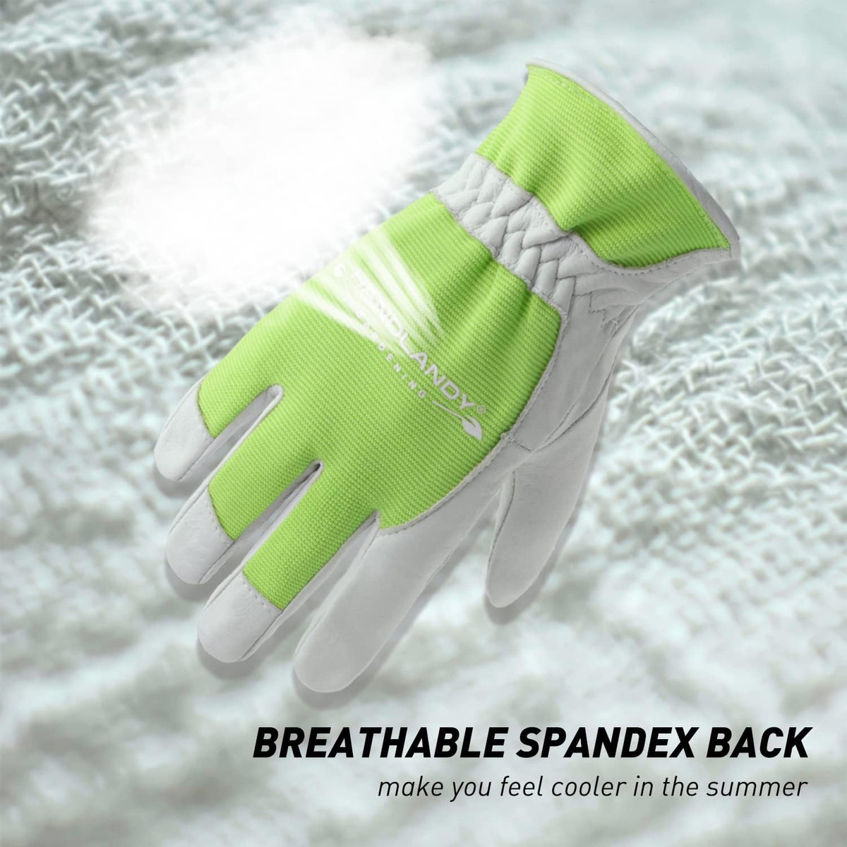 HANDLANDY Women Safety Work Gloves Utility Touch Screen Working Grip Glove for Yardwork Gardening