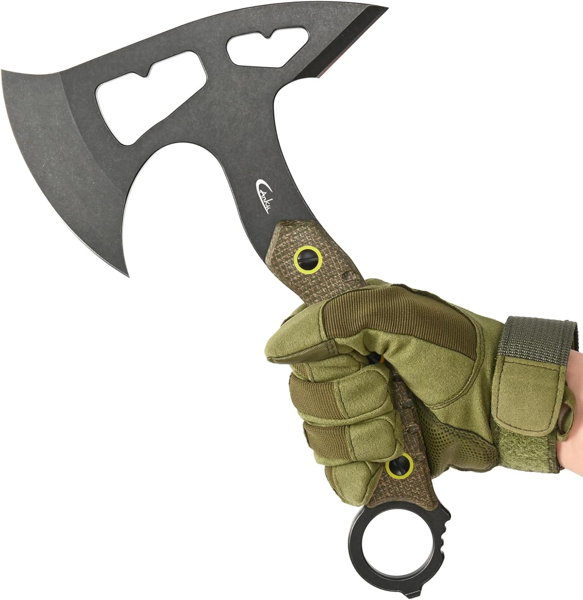 C1392 Camping Axes,DC53 Steel Blade with Micarta Handle Chopping Axe Bushcraft Camping Axes