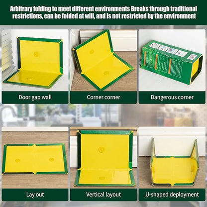 Qualirey 30 Pcs Large Sticky Traps for Mice and Rats Mouse Traps Glue with Enhanced Stickiness