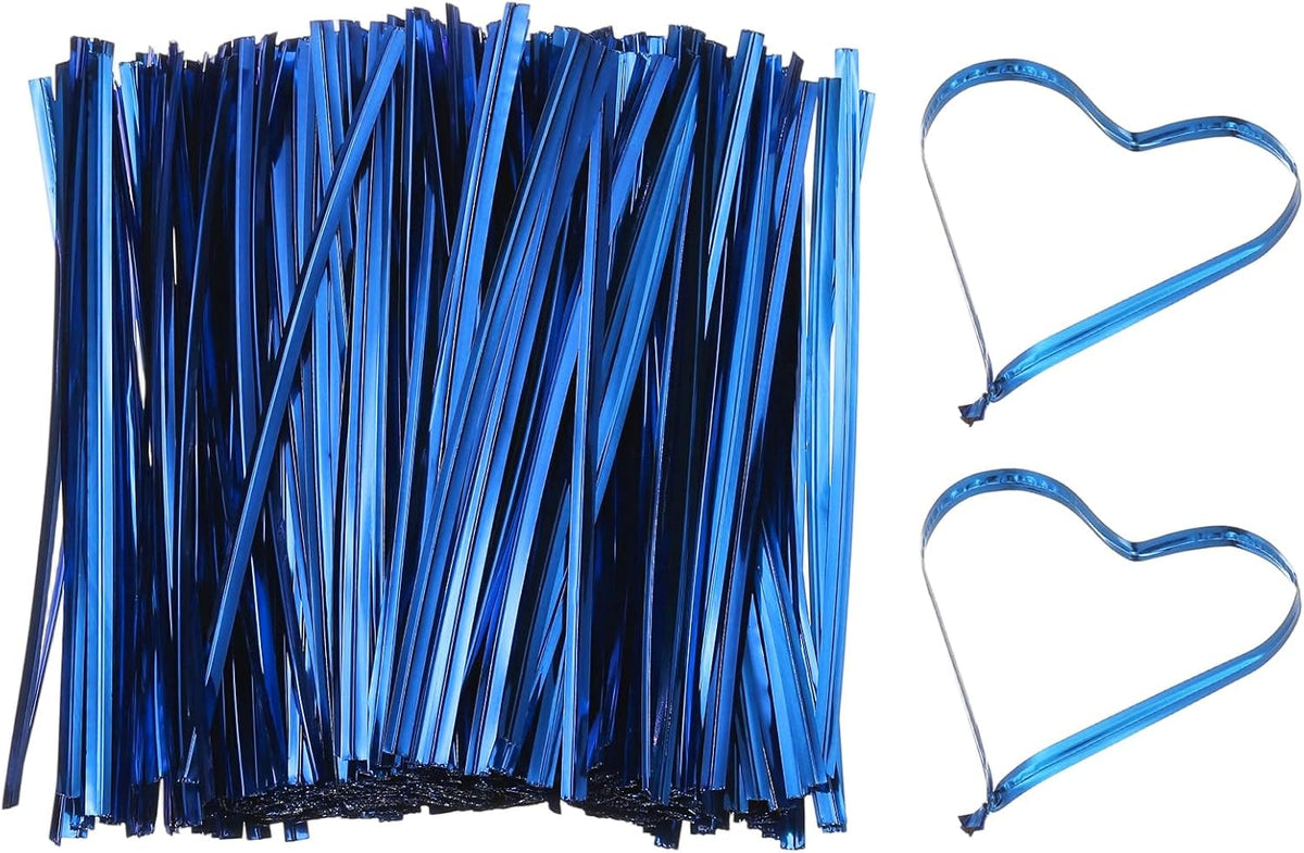 PATIKIL Bag Twist Ties 5 Inch, 800 Pcs Metallic Bread Ties for Treat Plastic Bags Gift Wrapping