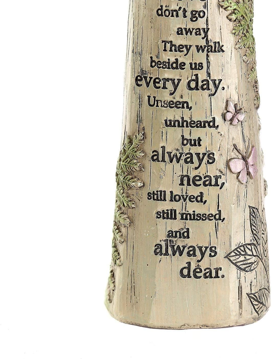 Ivy Home Standing Angel with Butterfly Garden Statuary
