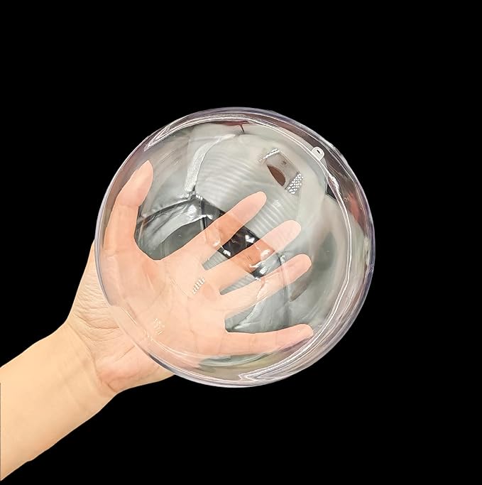 Acrylic Hollow Ball, Clear Plastic Fillable Ornaments Ball, DIY Clear Plastic Balls for New Years
