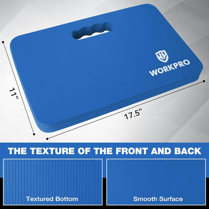 WORKPRO Extra Thick Kneeling Pad, 2-Pack, Soft Foam Cushioning for Knee, Large Foam Kneeler Mat for