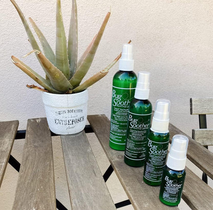 Bug Soother Spray Small Family Pack - Natural Insect, Gnat and Mosquito Repellent & Deterrent with
