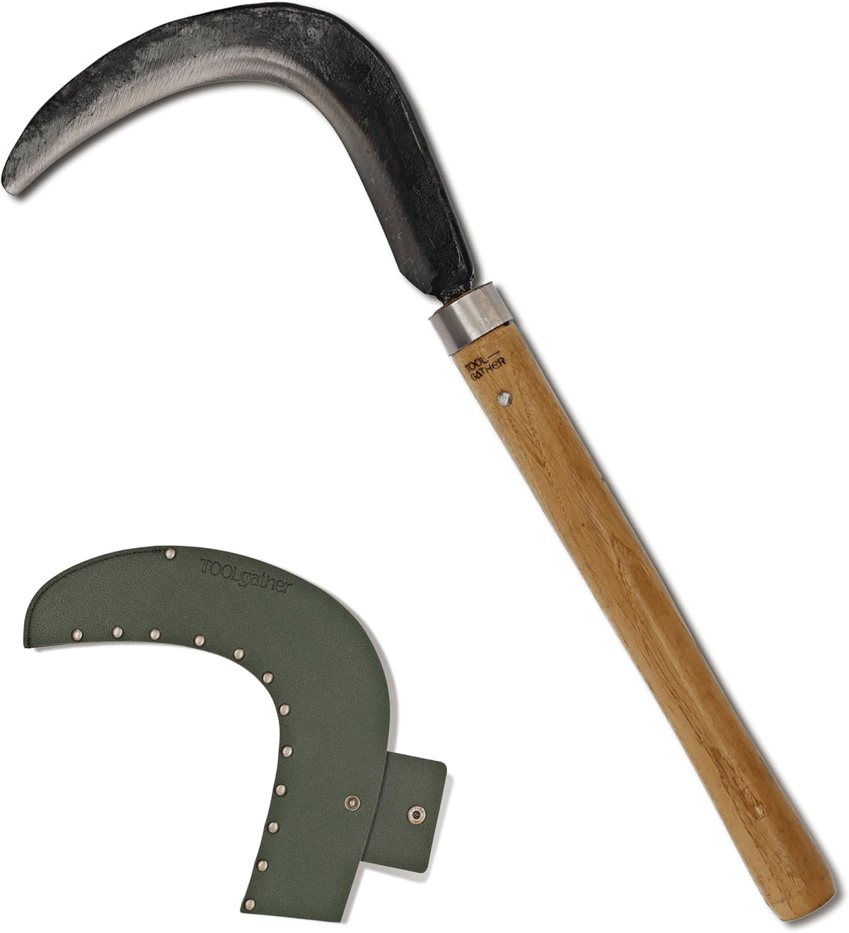 Josun Sickle - Hand-Forged Handmade Korean Weeding and Brush Clearing Tool with Razor-Sharp Blade