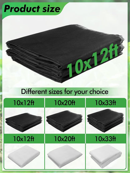 Stronger Garden Mesh Netting - 10 x 12 ft PPT Nano Bird Net Barrier, Mosquito Netting Screen for