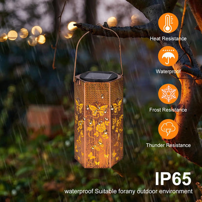 Christmas Decorations Gifts for Women Butterfly Solar Lights Outdoor - Butterflies Solar Lanterns