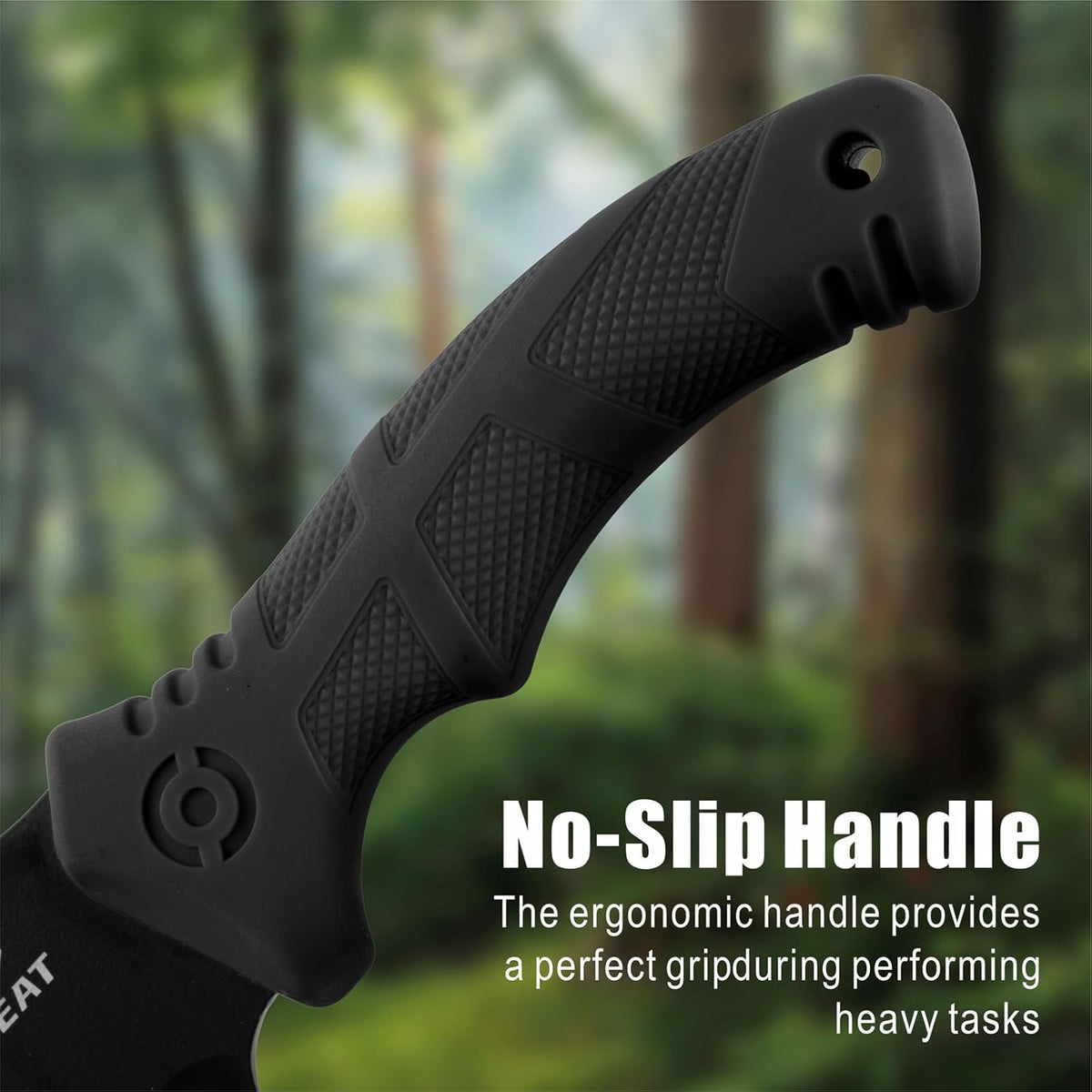 REAT Machete with Saw,16" Heavy Duty Machete with Sheath, Dual-Purpose Gardening Machete Knife for