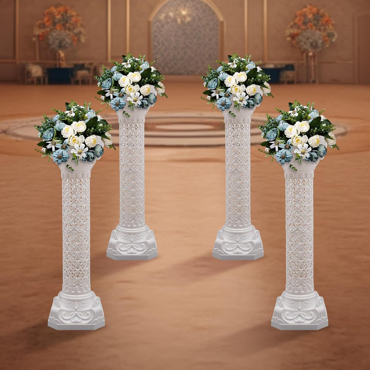 Roman Columns Wedding Column Stand Roman Pillar Plant Stand Plastic Greek Column Statue Pedestal