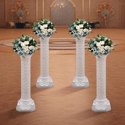 Roman Columns Wedding Column Stand Roman Pillar Plant Stand Plastic Greek Column Statue Pedestal