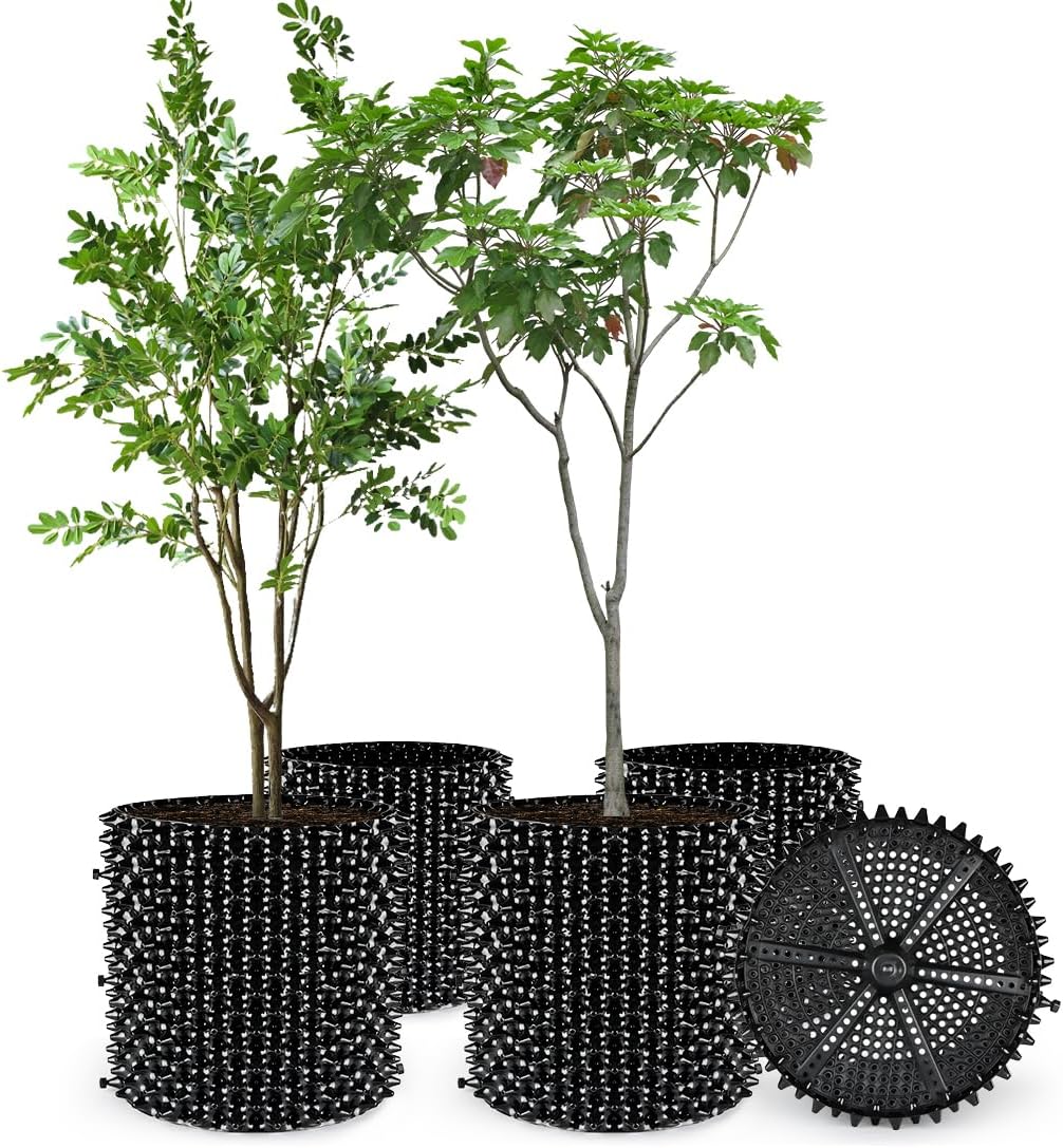 14 Gallon Air Pruning Planters, Plastic Pots for Plants, Large Plant Pots, Fruit Vegetable Garden