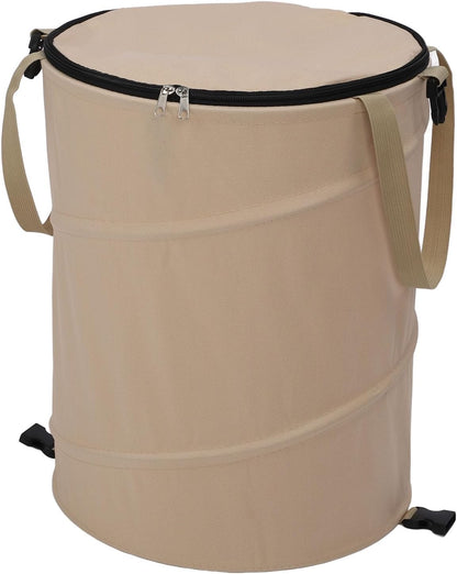 Zunate Collapsible Lawn and Leaf Bag, 24 Gallon Collapsible Trash Can, Reusable Outdoor Yard Waste