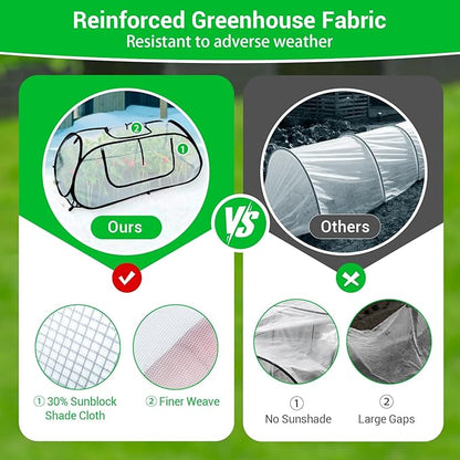 Garden Covers for Raised Beds, Pop Up Raised Garden Bed Cover, Garden Row Plants Cover Accelerator