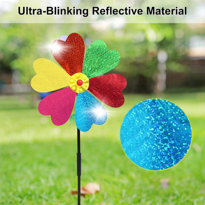 Garden Wind Spinners for Outdoor, Decorative Pinwheel Bee Butterfly Ladybug Windmill Whims