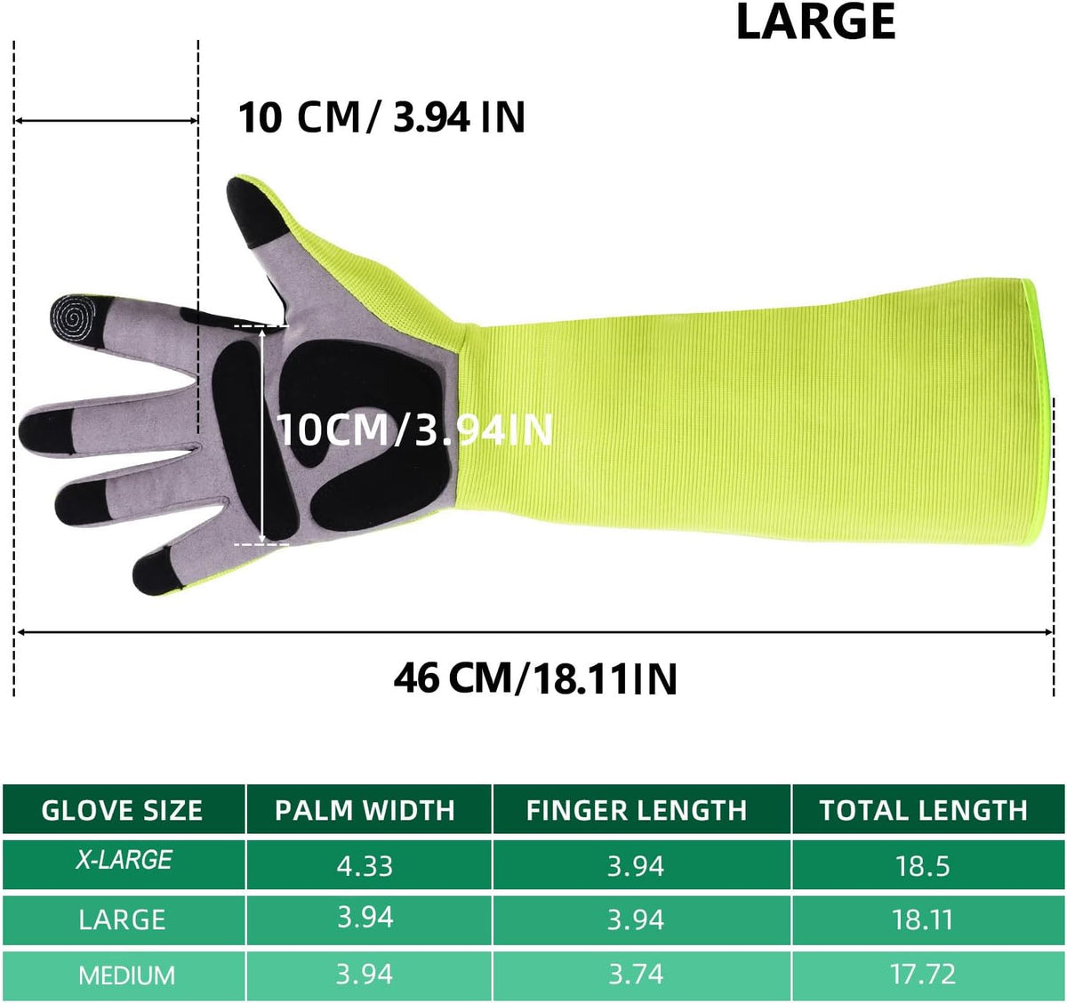3-in-1 Gloves for Gardening, Farming & Cleaning, Stab-Proof, Anti-Slip, Wear-Resistant, Comfort